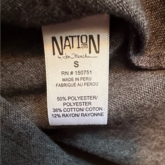 NWT~Nation LTD. Cold Shoulder Shirt - Picture 9 of 10